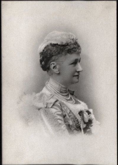 Portrait of Louise of Sweden, Queen consort of Denmark by French Photographer